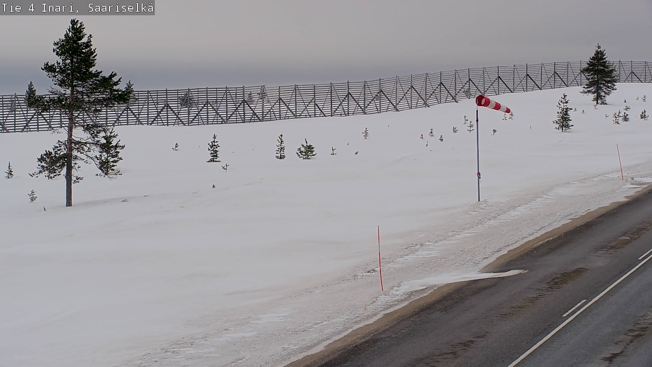Kelikamerat Kuva Tie 4 Inari, Saariselkä, Kaunispää, Inari, Lappi