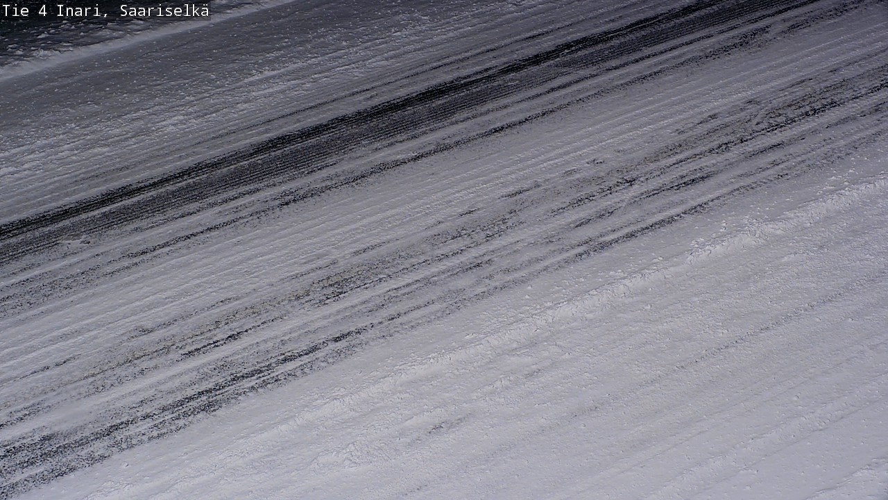 Weather Camera Image Väg 4 Enare, Saariselkä, Kaunispää, Inari, Lappi