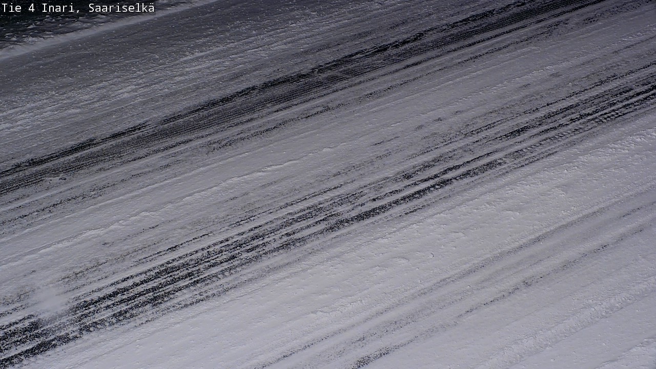 Weather Camera Image Väg 4 Enare, Saariselkä, Kaunispää, Inari, Lappi