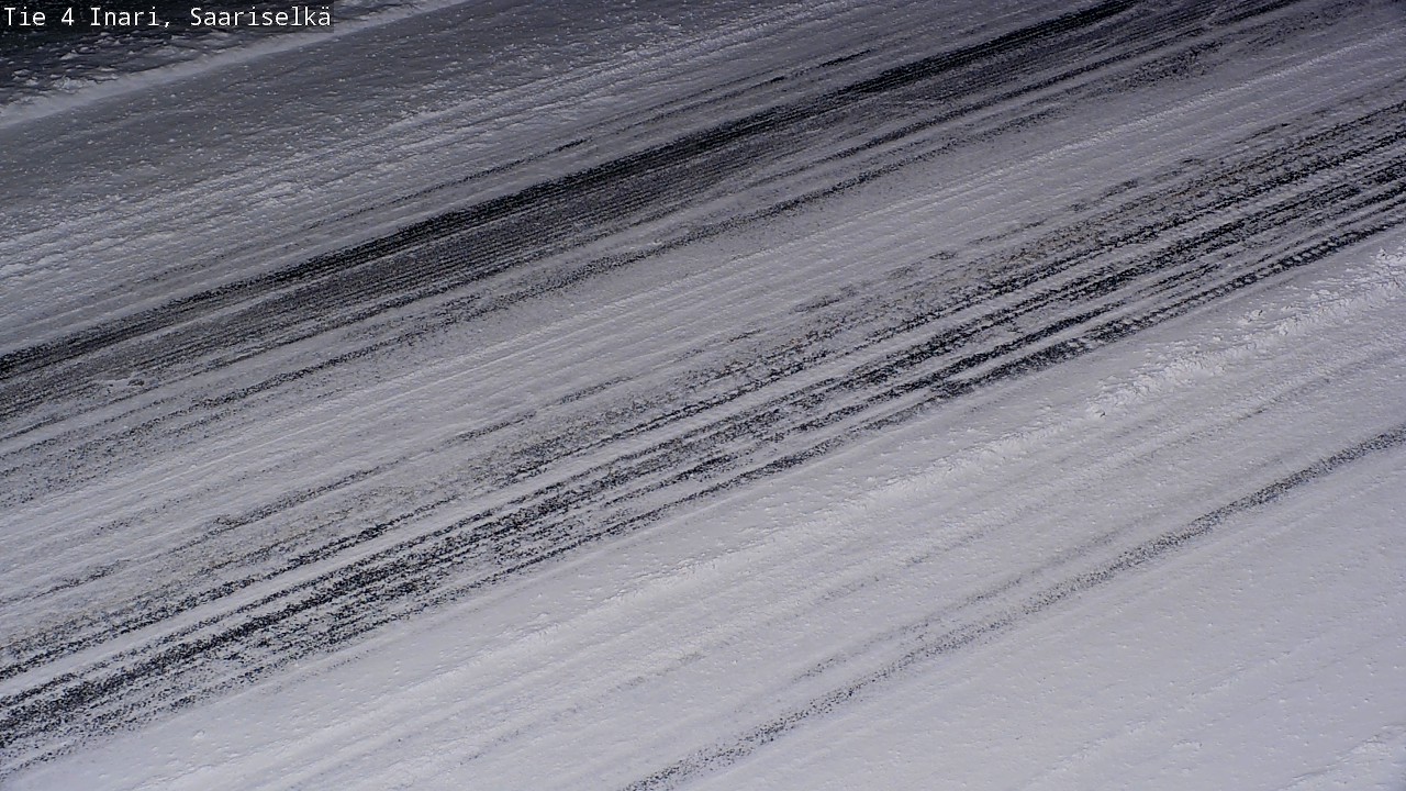 Weather Camera Image Väg 4 Enare, Saariselkä, Kaunispää, Inari, Lappi