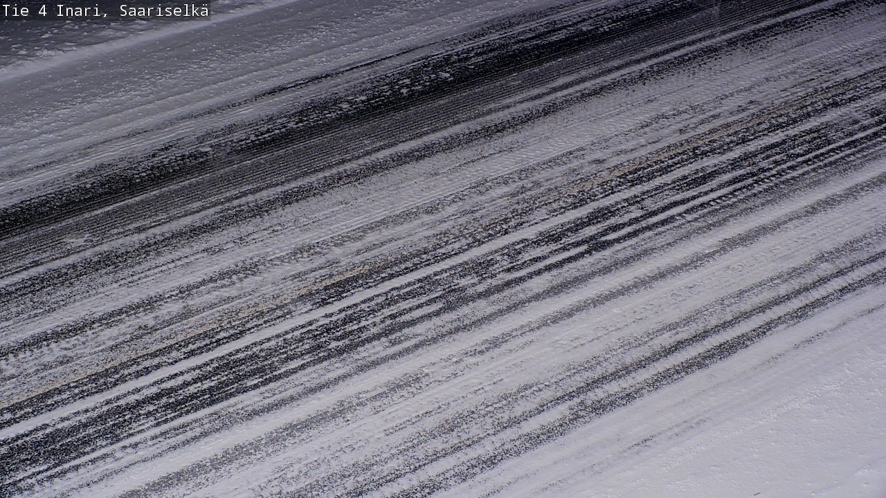 Weather Camera Image Väg 4 Enare, Saariselkä, Kaunispää, Inari, Lappi