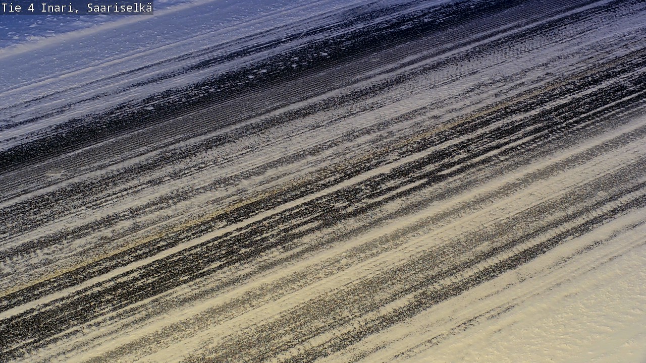 Weather Camera Image Väg 4 Enare, Saariselkä, Kaunispää, Inari, Lappi