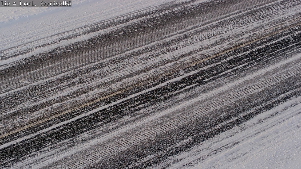 Weather Camera Image Väg 4 Enare, Saariselkä, Kaunispää, Inari, Lappi