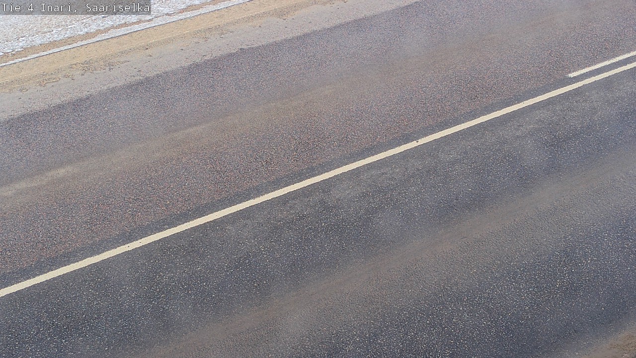 Weather Camera Image Road 4 Inari, Saariselkä, Kaunispää, Inari, Lappi