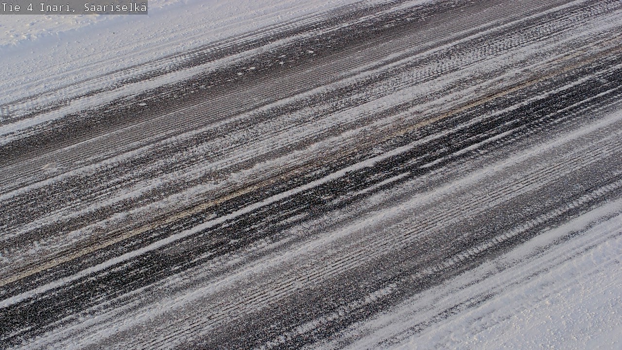 Weather Camera Image Väg 4 Enare, Saariselkä, Kaunispää, Inari, Lappi