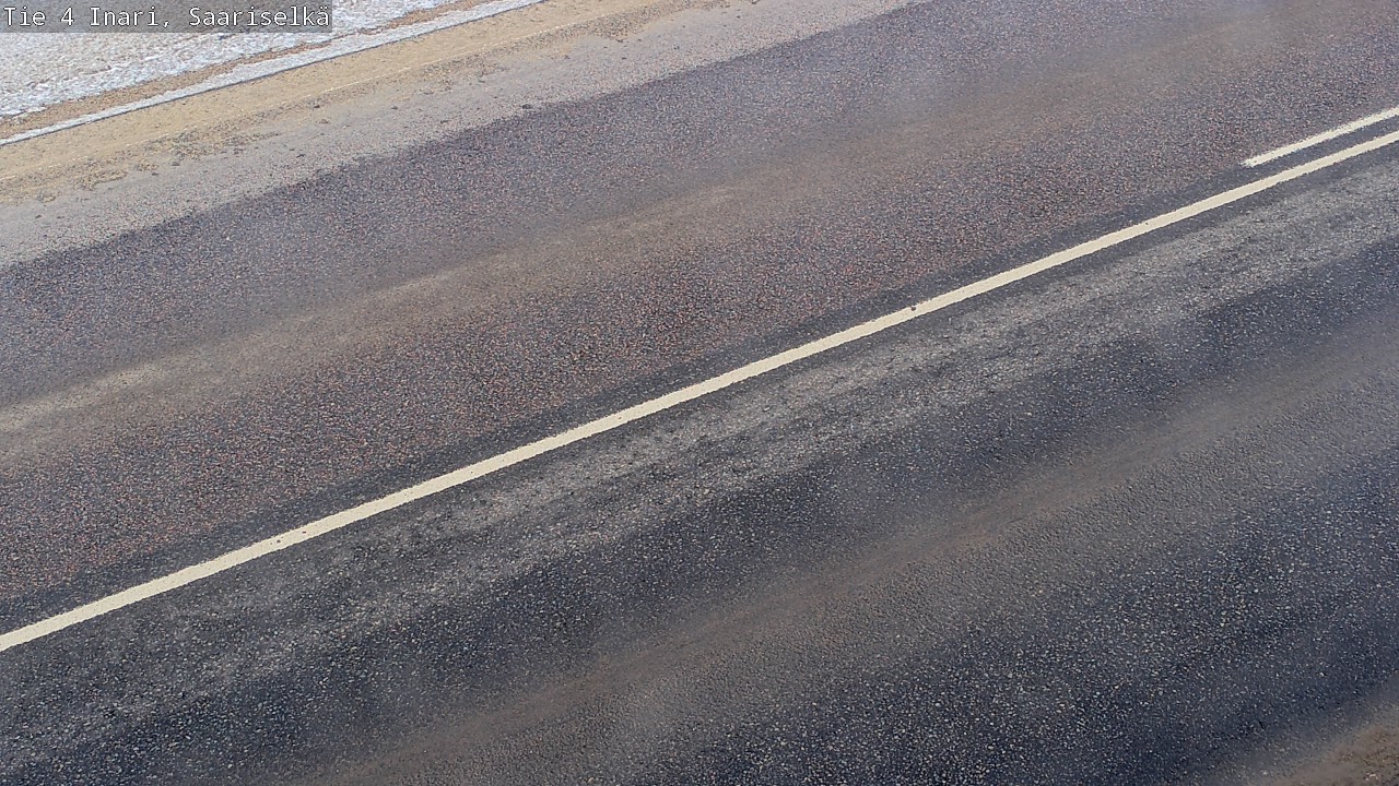 Weather Camera Image Road 4 Inari, Saariselkä, Kaunispää, Inari, Lappi