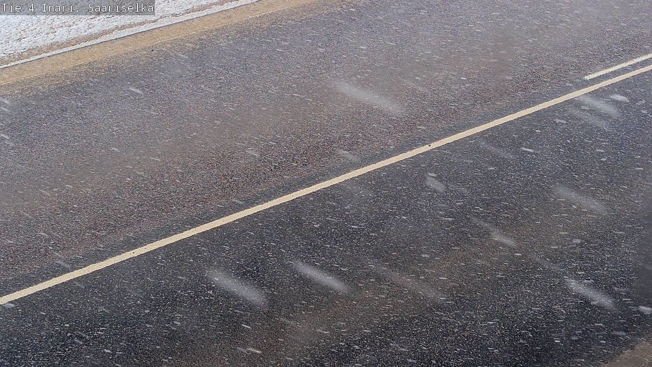 Weather Camera Image Road 4 Inari, Saariselkä, Kaunispää, Inari, Lappi