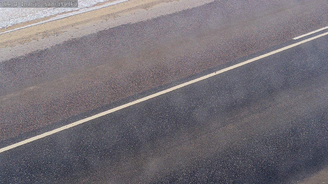 Weather Camera Image Road 4 Inari, Saariselkä, Kaunispää, Inari, Lappi