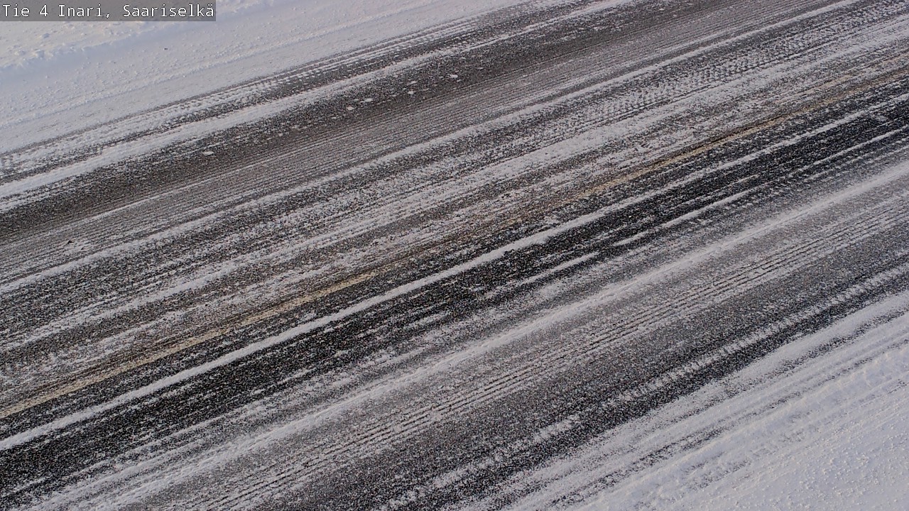 Weather Camera Image Väg 4 Enare, Saariselkä, Kaunispää, Inari, Lappi