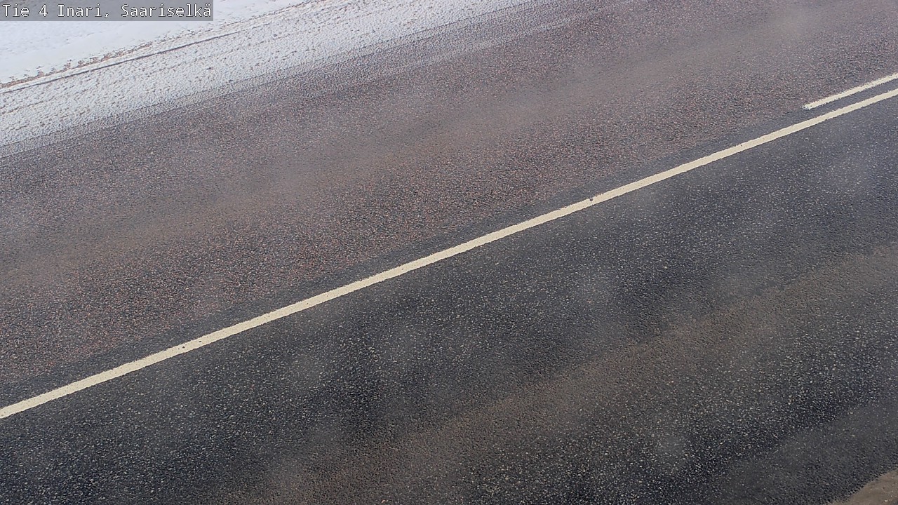 Weather Camera Image Road 4 Inari, Saariselkä, Kaunispää, Inari, Lappi