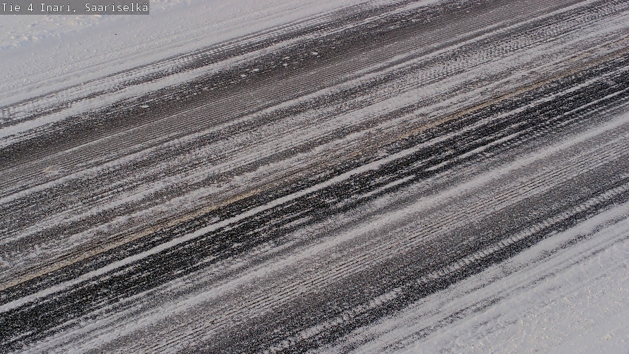 Weather Camera Image Väg 4 Enare, Saariselkä, Kaunispää, Inari, Lappi