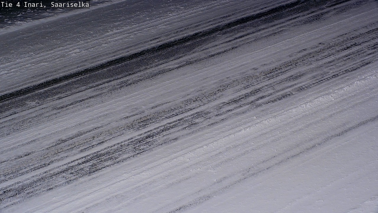 Weather Camera Image Väg 4 Enare, Saariselkä, Kaunispää, Inari, Lappi