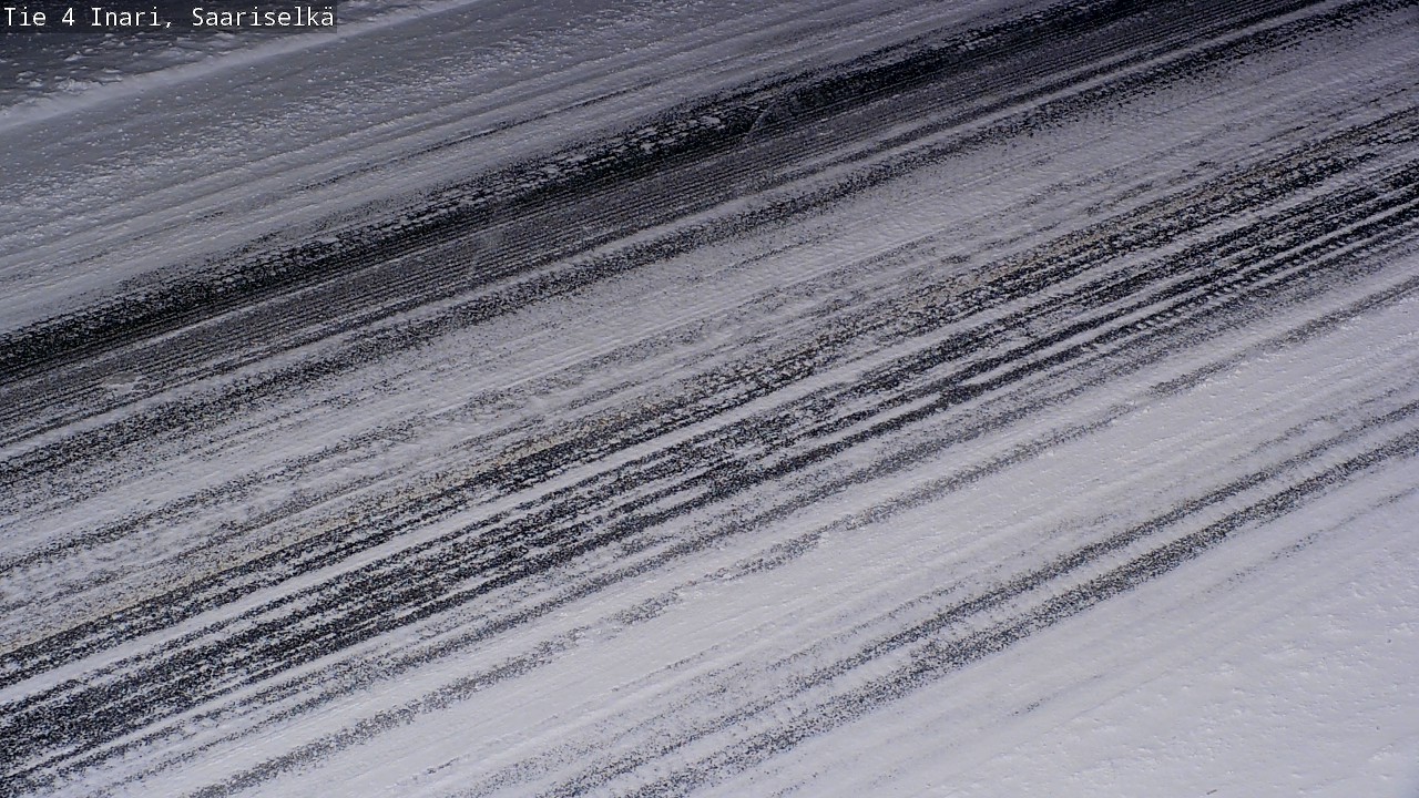 Weather Camera Image Väg 4 Enare, Saariselkä, Kaunispää, Inari, Lappi