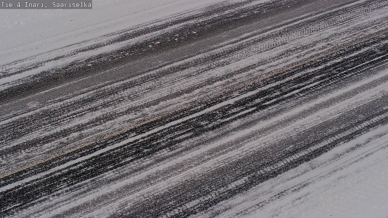 Weather Camera Image Väg 4 Enare, Saariselkä, Kaunispää, Inari, Lappi