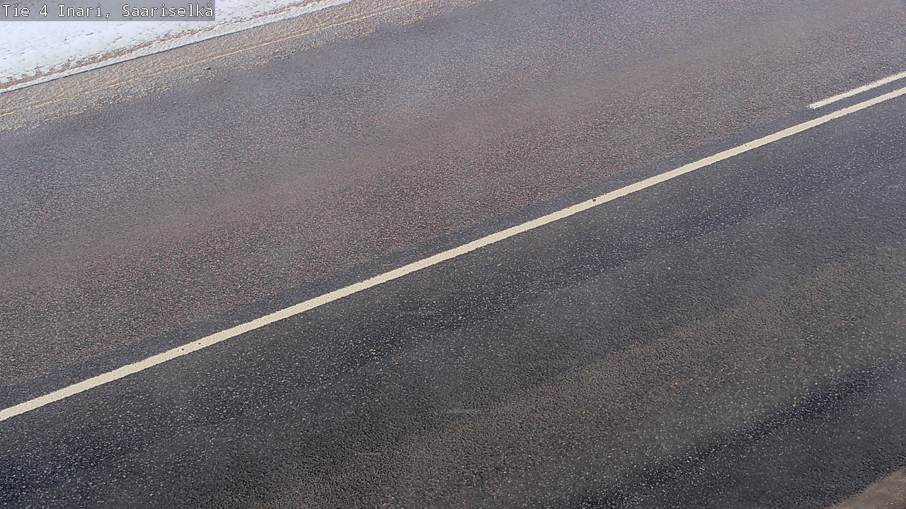 Weather Camera Image Road 4 Inari, Saariselkä, Kaunispää, Inari, Lappi