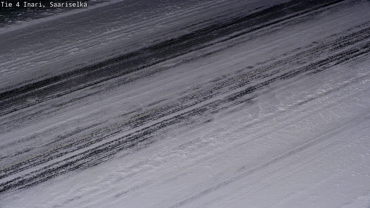 Weather Camera Image Väg 4 Enare, Saariselkä, Kaunispää, Inari, Lappi