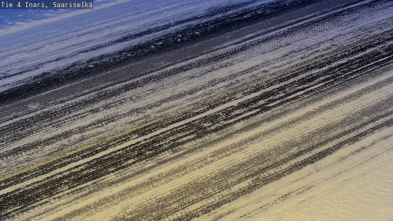 Weather Camera Image Väg 4 Enare, Saariselkä, Kaunispää, Inari, Lappi