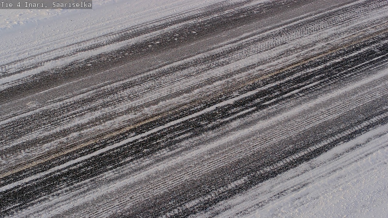 Weather Camera Image Väg 4 Enare, Saariselkä, Kaunispää, Inari, Lappi