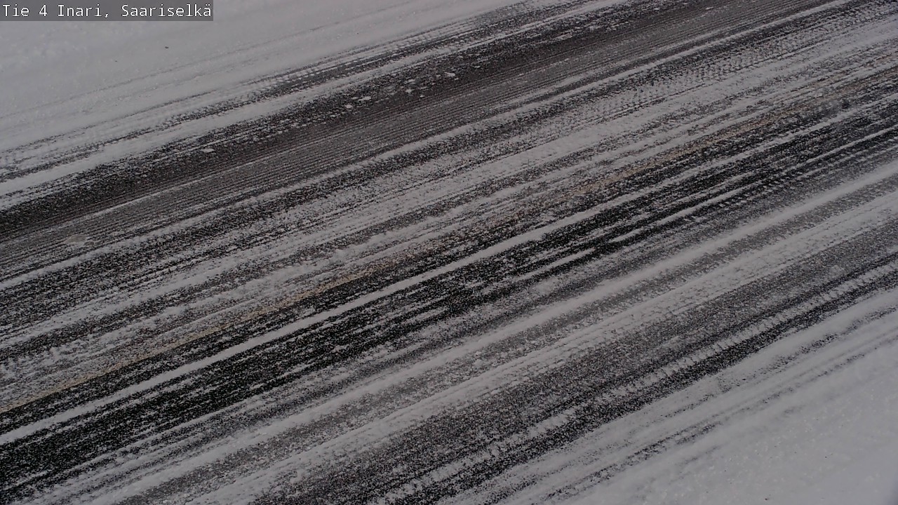 Weather Camera Image Väg 4 Enare, Saariselkä, Kaunispää, Inari, Lappi