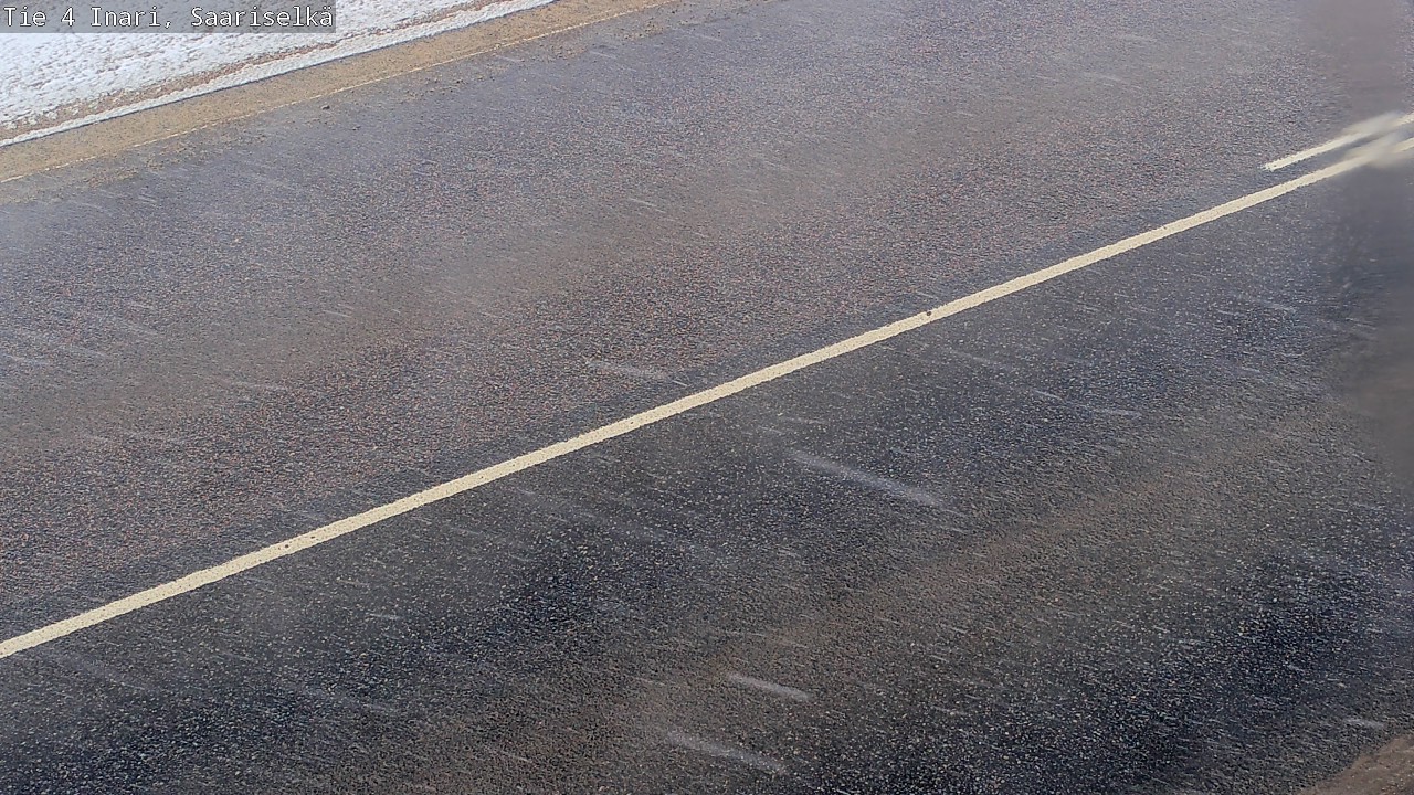 Weather Camera Image Road 4 Inari, Saariselkä, Kaunispää, Inari, Lappi