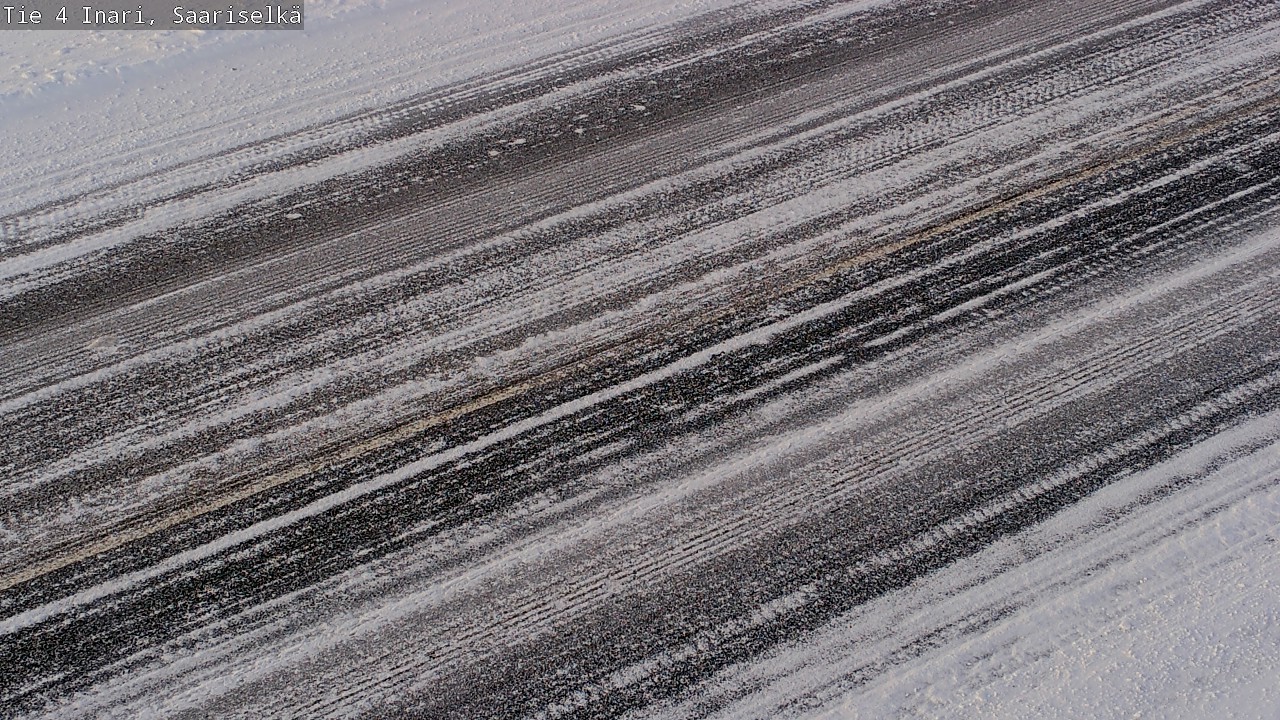 Weather Camera Image Väg 4 Enare, Saariselkä, Kaunispää, Inari, Lappi