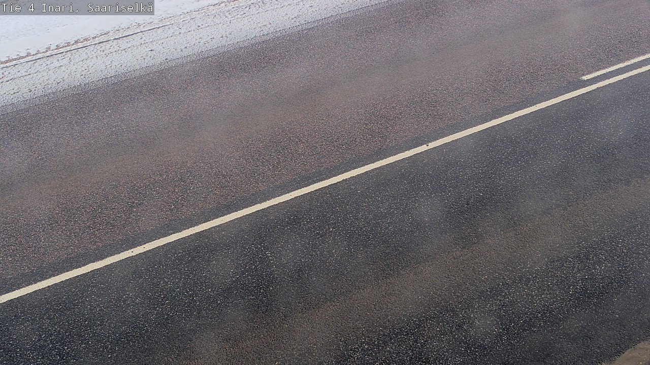 Weather Camera Image Road 4 Inari, Saariselkä, Kaunispää, Inari, Lappi