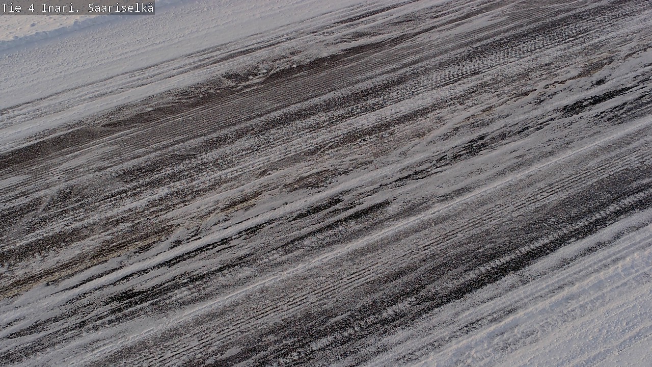 Weather Camera Image Väg 4 Enare, Saariselkä, Kaunispää, Inari, Lappi