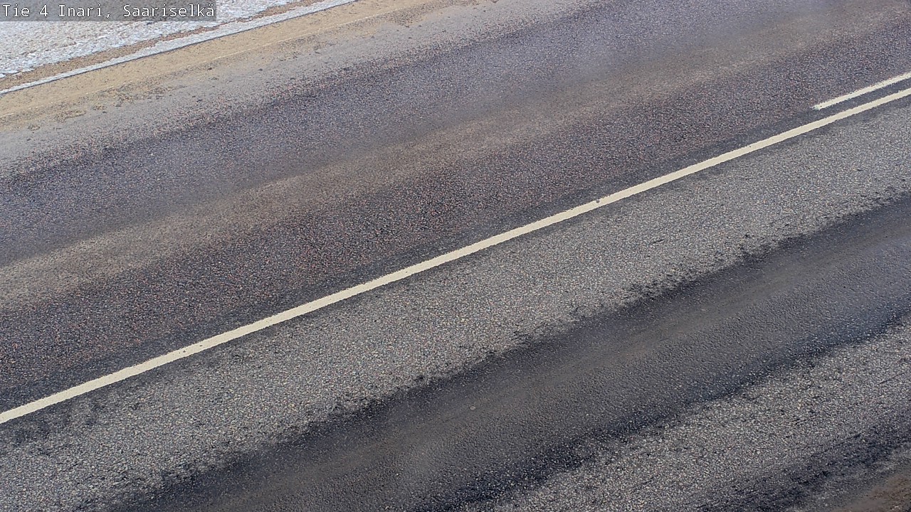 Weather Camera Image Road 4 Inari, Saariselkä, Kaunispää, Inari, Lappi