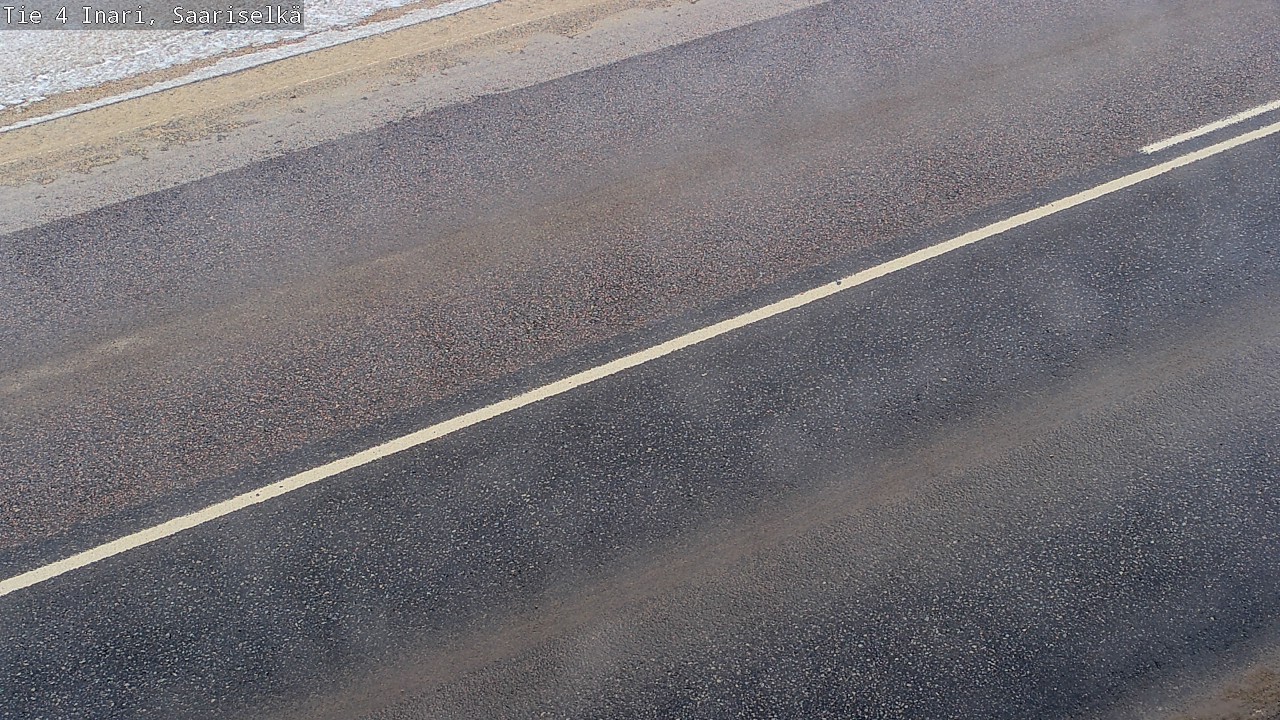 Weather Camera Image Road 4 Inari, Saariselkä, Kaunispää, Inari, Lappi