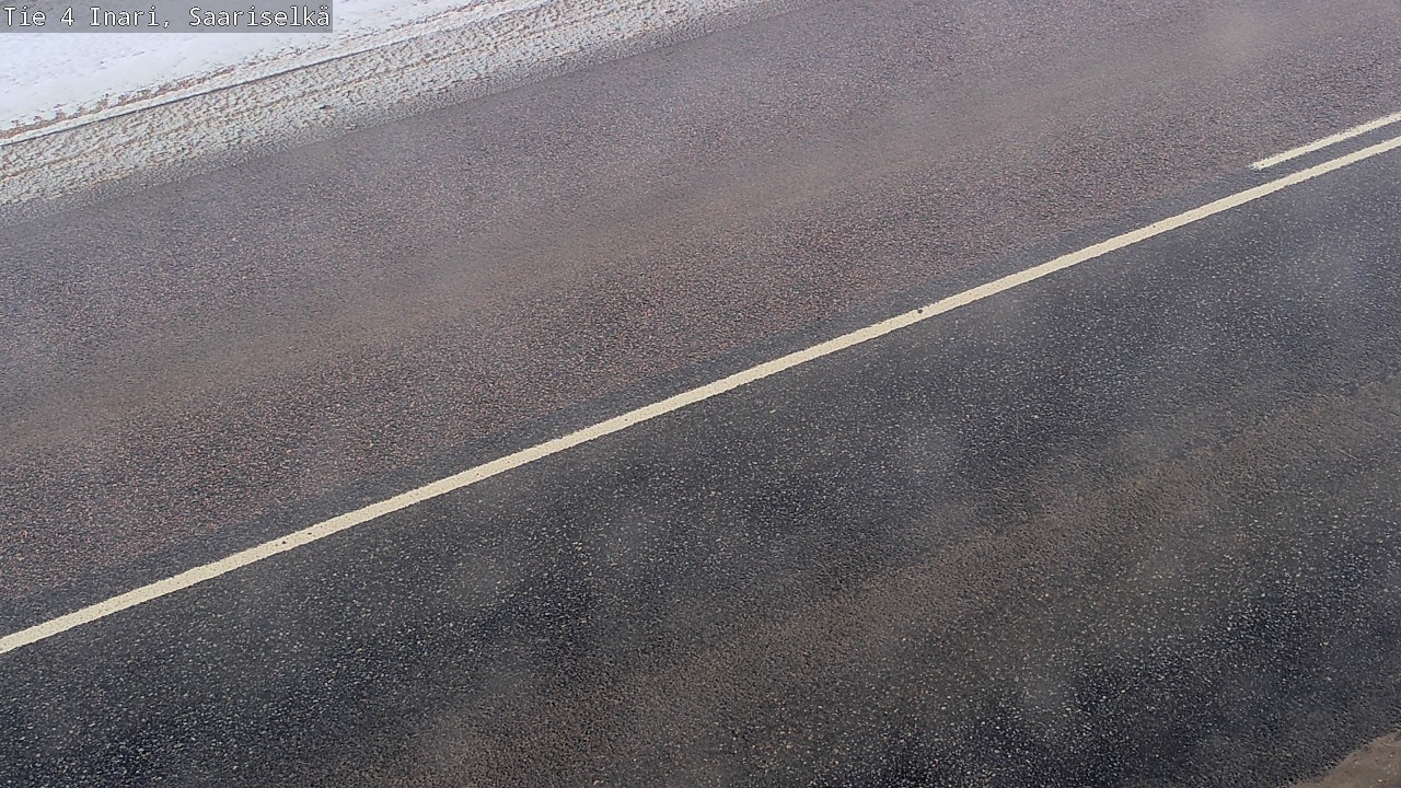 Weather Camera Image Road 4 Inari, Saariselkä, Kaunispää, Inari, Lappi