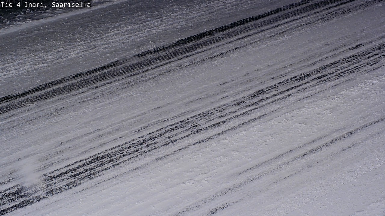 Weather Camera Image Väg 4 Enare, Saariselkä, Kaunispää, Inari, Lappi