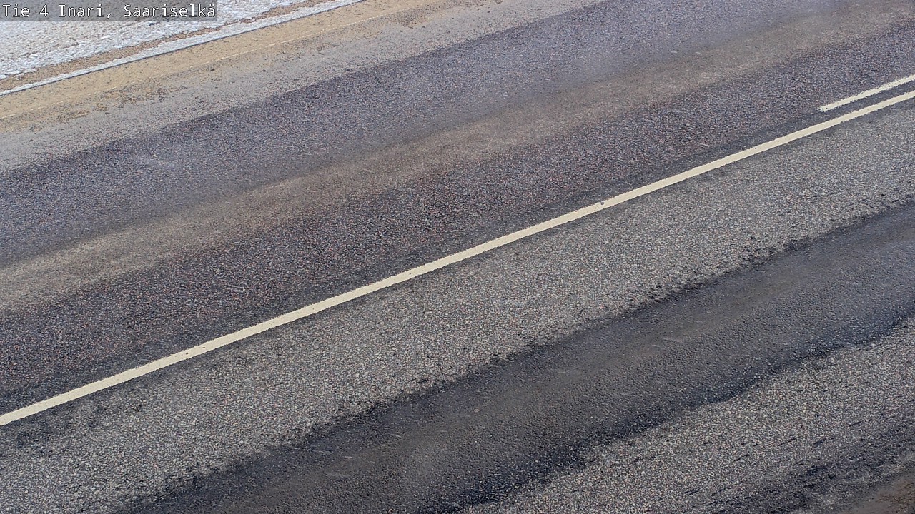 Weather Camera Image Road 4 Inari, Saariselkä, Kaunispää, Inari, Lappi