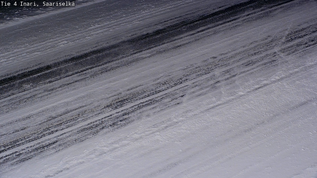 Weather Camera Image Väg 4 Enare, Saariselkä, Kaunispää, Inari, Lappi