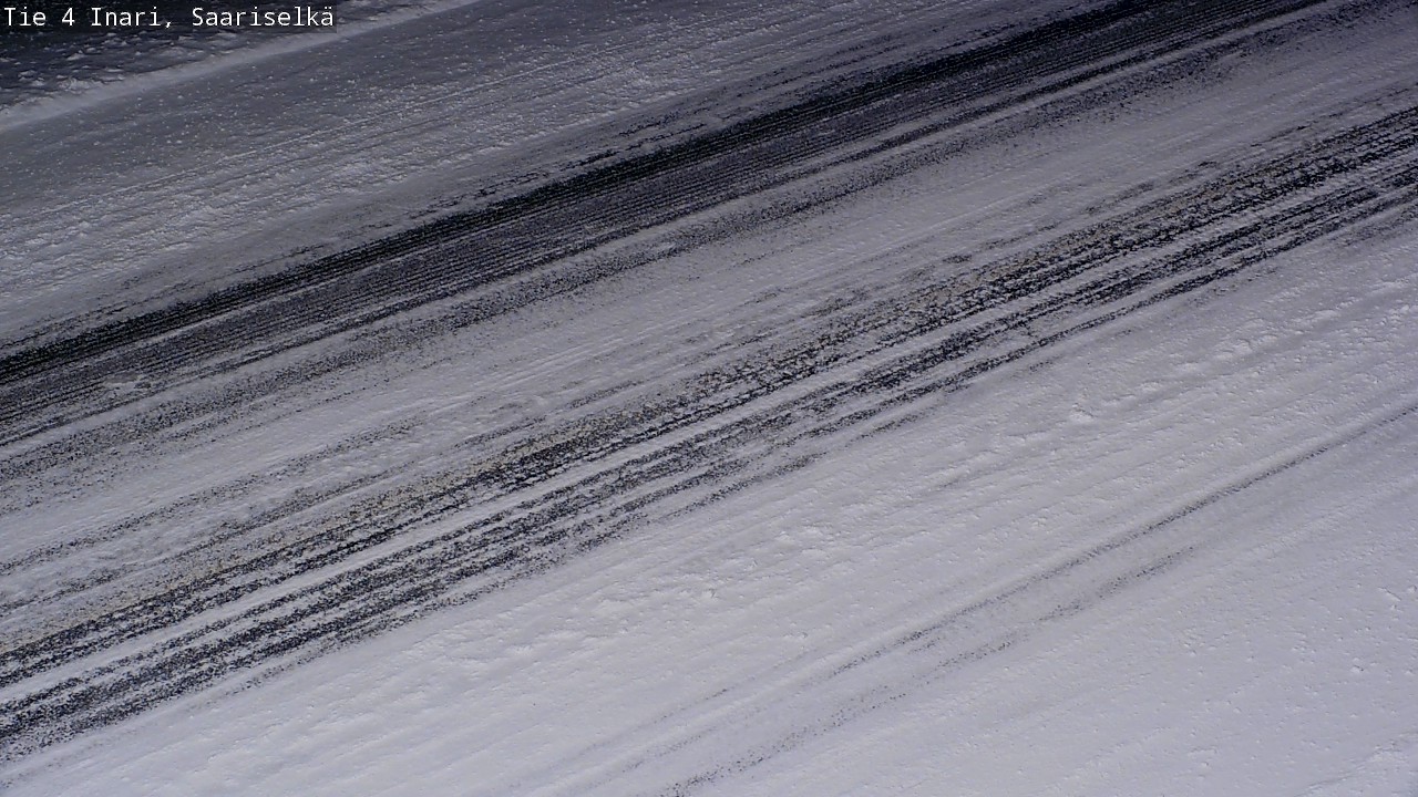 Weather Camera Image Väg 4 Enare, Saariselkä, Kaunispää, Inari, Lappi