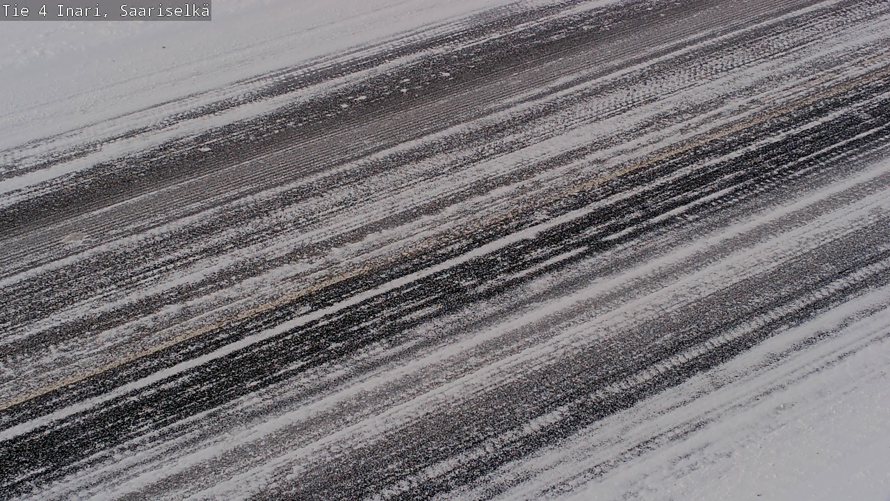 Weather Camera Image Väg 4 Enare, Saariselkä, Kaunispää, Inari, Lappi