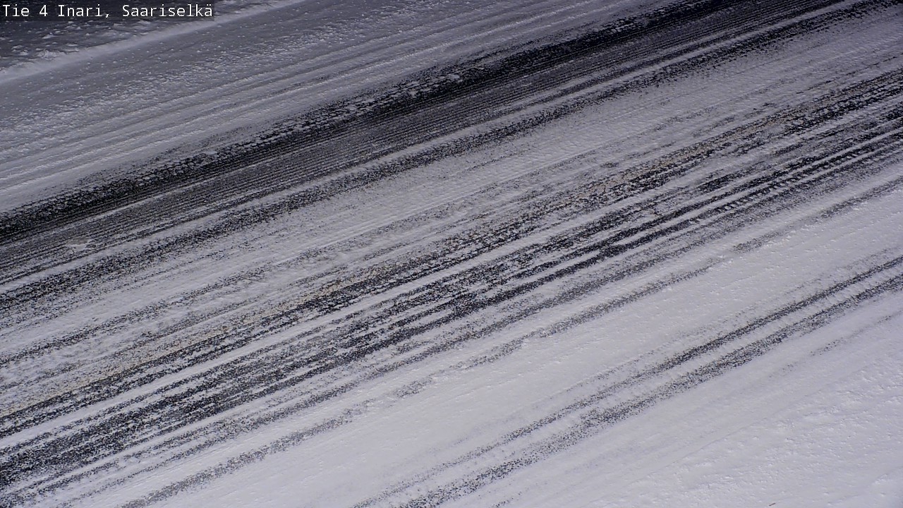 Weather Camera Image Väg 4 Enare, Saariselkä, Kaunispää, Inari, Lappi