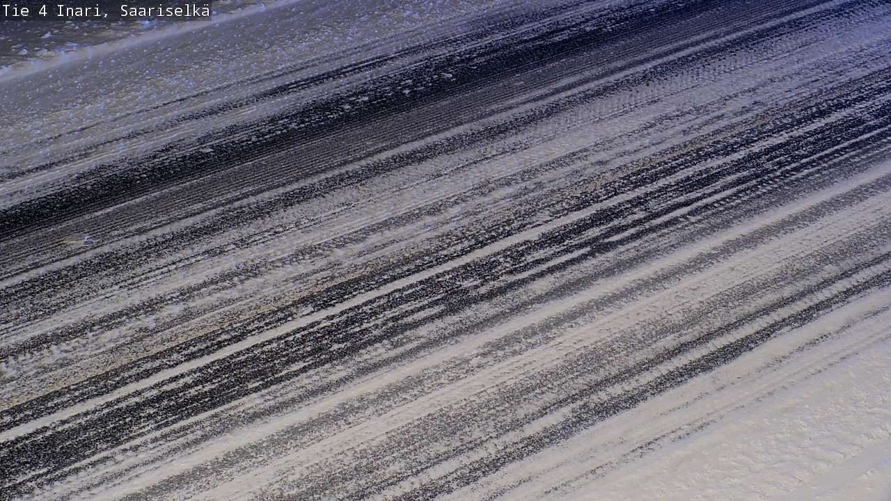 Weather Camera Image Road 4 Inari, Saariselkä, Kaunispää, Inari, Lappi