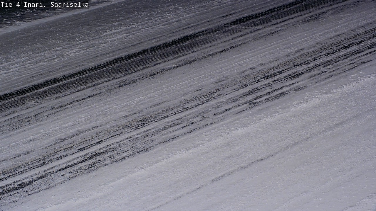 Weather Camera Image Väg 4 Enare, Saariselkä, Kaunispää, Inari, Lappi