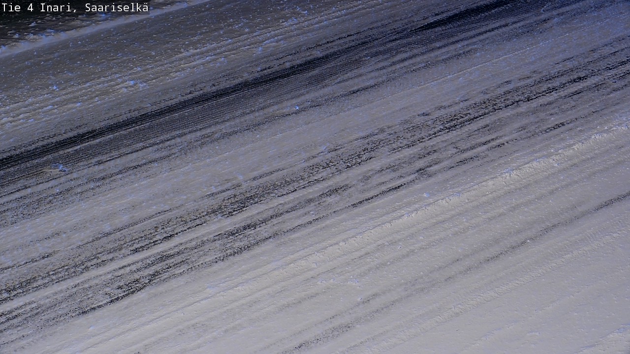 Weather Camera Image Väg 4 Enare, Saariselkä, Kaunispää, Inari, Lappi