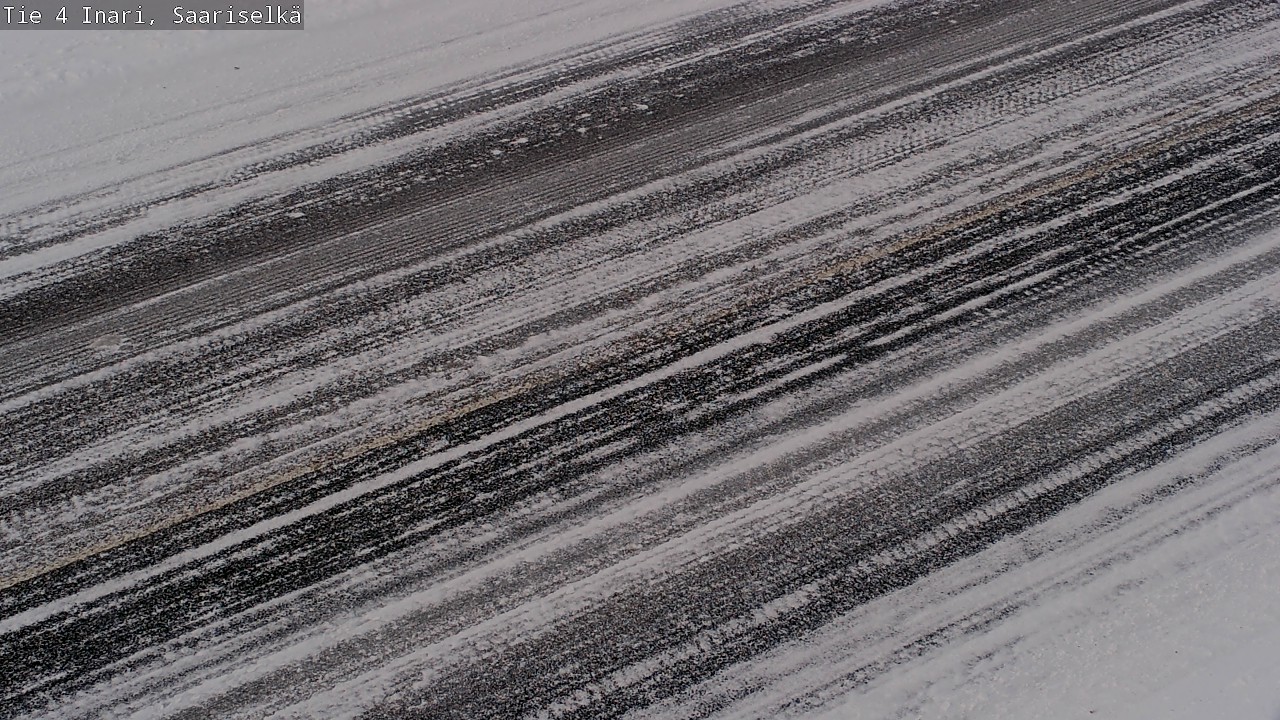 Weather Camera Image Väg 4 Enare, Saariselkä, Kaunispää, Inari, Lappi