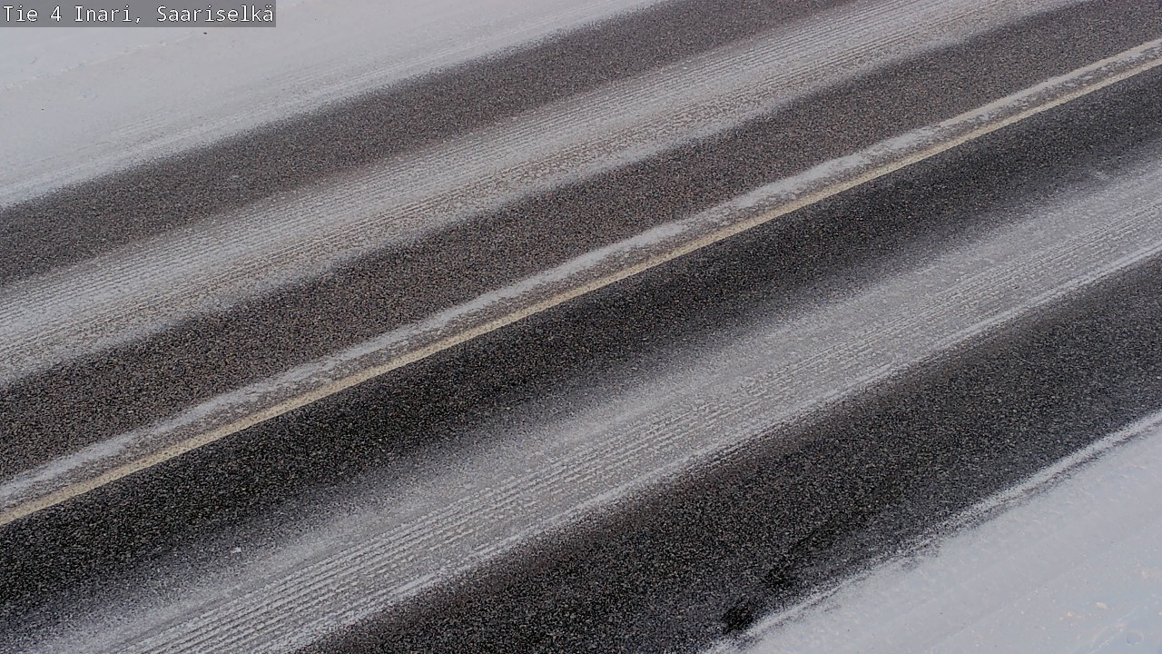 Weather Camera Image Road 4 Inari, Saariselkä, Kaunispää, Inari, Lappi
