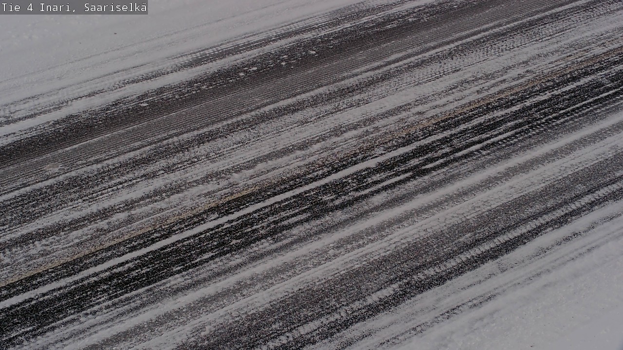 Weather Camera Image Väg 4 Enare, Saariselkä, Kaunispää, Inari, Lappi