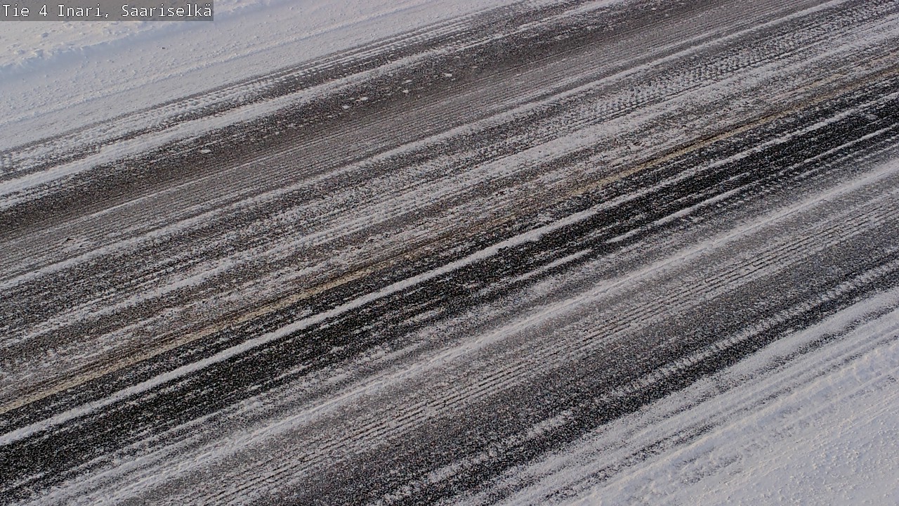 Weather Camera Image Väg 4 Enare, Saariselkä, Kaunispää, Inari, Lappi