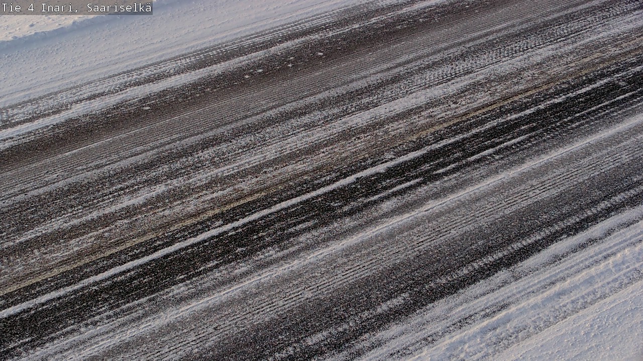 Weather Camera Image Väg 4 Enare, Saariselkä, Kaunispää, Inari, Lappi