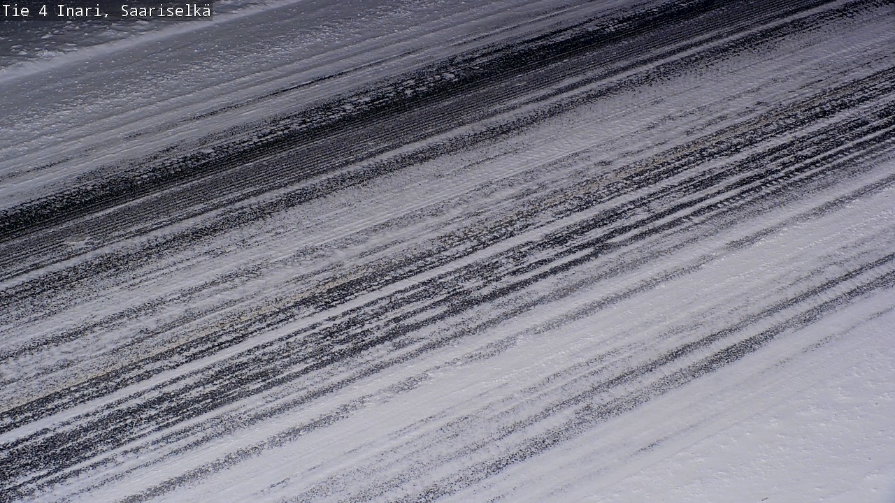 Weather Camera Image Väg 4 Enare, Saariselkä, Kaunispää, Inari, Lappi