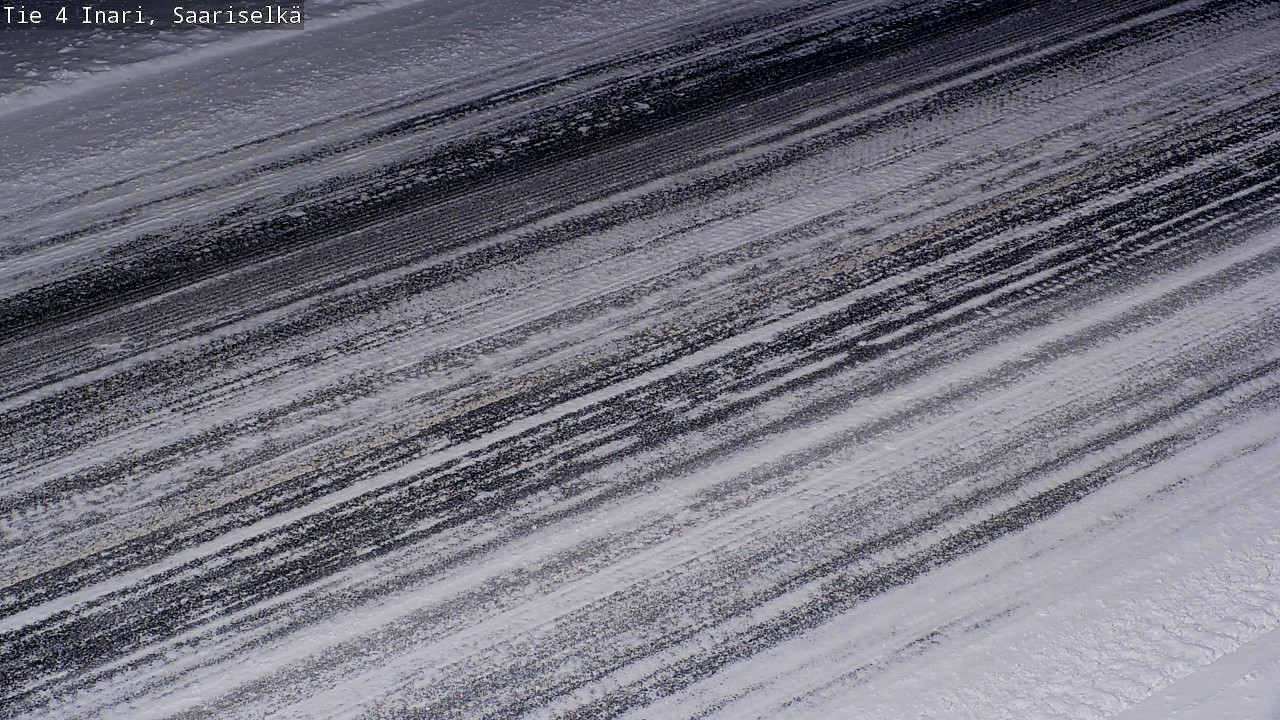 Weather Camera Image Väg 4 Enare, Saariselkä, Kaunispää, Inari, Lappi
