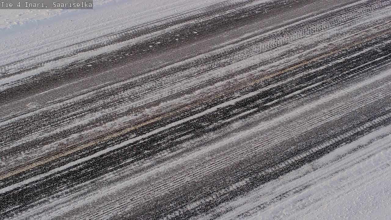 Weather Camera Image Väg 4 Enare, Saariselkä, Kaunispää, Inari, Lappi