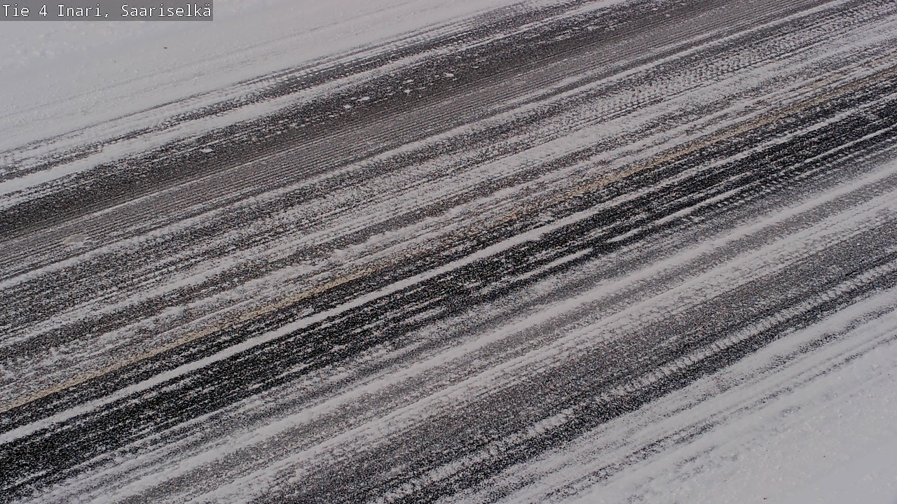 Weather Camera Image Väg 4 Enare, Saariselkä, Kaunispää, Inari, Lappi