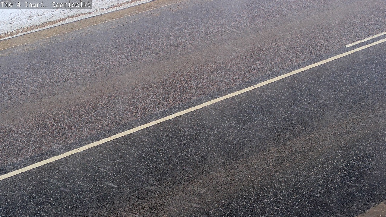 Weather Camera Image Road 4 Inari, Saariselkä, Kaunispää, Inari, Lappi
