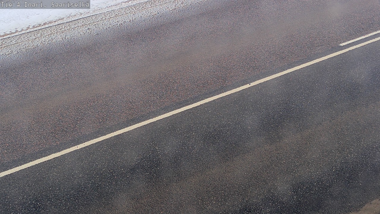 Weather Camera Image Road 4 Inari, Saariselkä, Kaunispää, Inari, Lappi